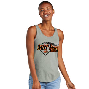 MSP Stars SB District Women’s Perfect Tri Relaxed Tank-Heathered Grey