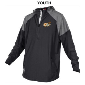 MSP Stars SB Rawlings YOUTH Rawlings Colorsync Long Sleeve 1/2 zip hooded  BP Jacket-Black