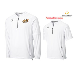 MSP Stars SBBarnstormers Baseball Evoshield Adult Long Sleeve BP Jacket with Removable Sleeves-White