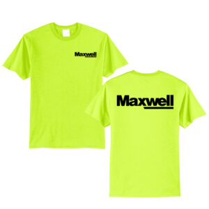 Maxwell Unisex Short Sleeve Tee-Safety Green