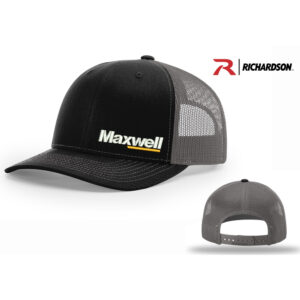 Maxwell Richardson Pro Crown Mesh Back Adjustable back cap Split-Black/Charcoal