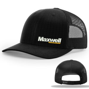 Maxwell Richardson TACTICAL snap back trucker cap-Black