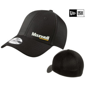 Maxwell New Era Stretch Mesh Cap-Black/Black