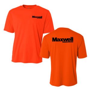 Maxwell Adult Cooling Performance Tshirt-Safety Orange