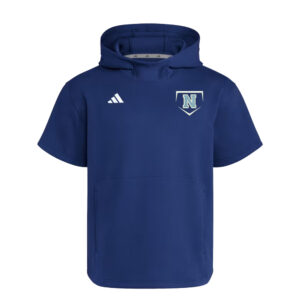 NE Baseball Player Gear Adidas  Dugout NWV Short Sleeve Hoodie- NAVY (S-XL, 3x)