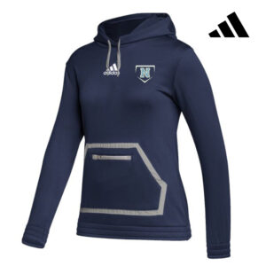 Rebels Baseball adidas Women’s Team Issue Pullover Hoodie-Team Navy (S, M,)