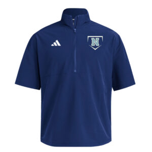 Rebels Baseball Adidas 1/4 Zip woven short sleeve Training Jacket – NAVY