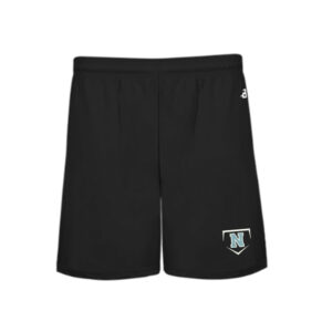 Rebels Baseball Badger B-Core 5″ Pocketed Short Men-Black