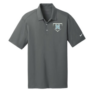 Rebels Baseball Nike Golf Dri-Fit Vertical Mesh Polo-Anthracite