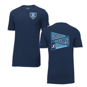 Rebels Baseball Nike Dri-FIT Cotton Poly Tee Men-Navy