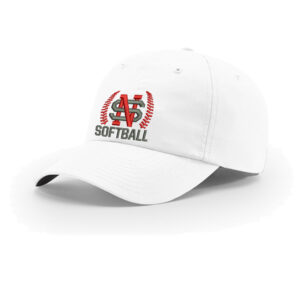 NS Softball Richardson Unstructured R-Active Lite Adjustable Cap-White