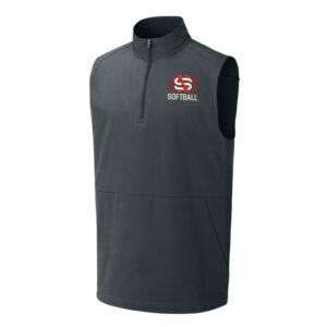 NS Softball Sport-Tek Repeat 1/2-Zip Vest Men-Iron Grey