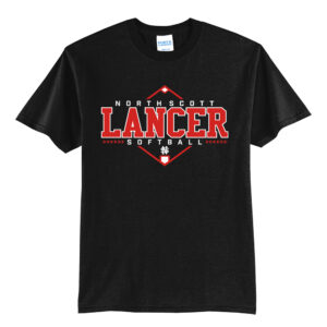 NS Softball Unisex Short Sleeve Tee-Black
