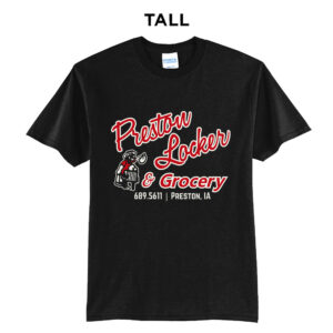 Preston Locker Grocery Tall Short Sleeve Tee- Black