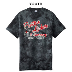 Preston Locker Grocery YOUTH Crystal Tie-Dye Tee-Black