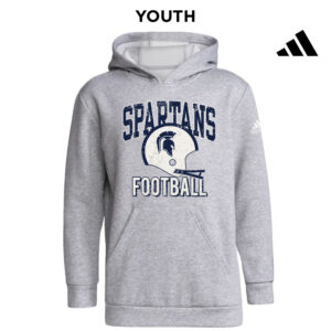 PV Football 06. Pleasnt Valley Football Youth Adidas Fleece Hoodie – Grey