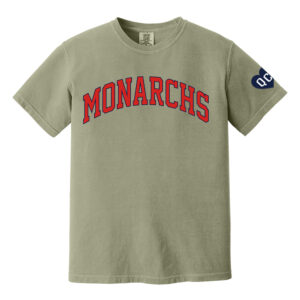 QC Monarchs Unisex Comfort Colors Heavyweight Ring Spun Tee-sandstone