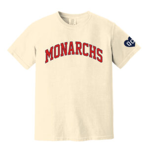 QC Monarchs Unisex Comfort Colors Heavyweight Ring Spun Tee-Ivory