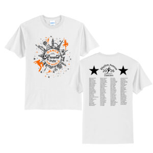 Rhythm Avenue Unisex Short Sleeve Tee-White