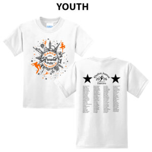 Rhythm Avenue Youth Short Sleeve Tee-White