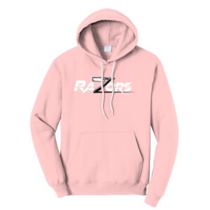 Razors Football Unisex  Classic Core weight Cozy Pullover Hooded Sweatshirt-Pale Blue