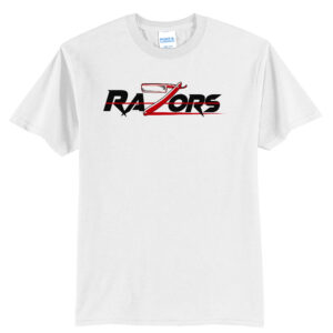 Razors Football Unisex Short Sleeve Tee-White