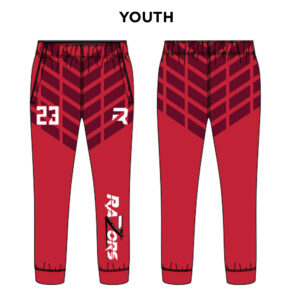 05. Razor YOUTH Sublimated Jogger Pant – Red