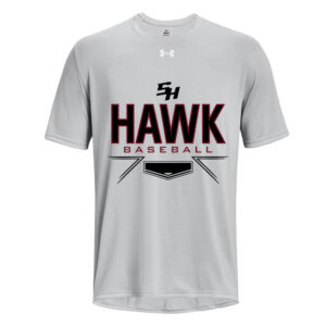 SH Baseball Under Armour short sleeve Men’s Team Tech Tee-Mod Grey