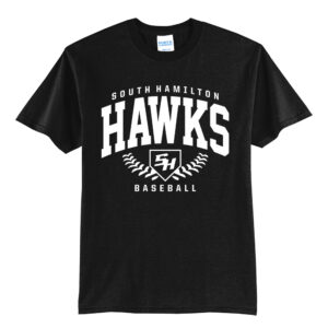 SH Baseball Unisex Short Sleeve Tee-Black