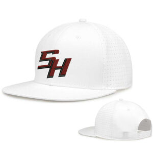 SH Baseball The Game Perforated GameChanger Snapback Cap-White