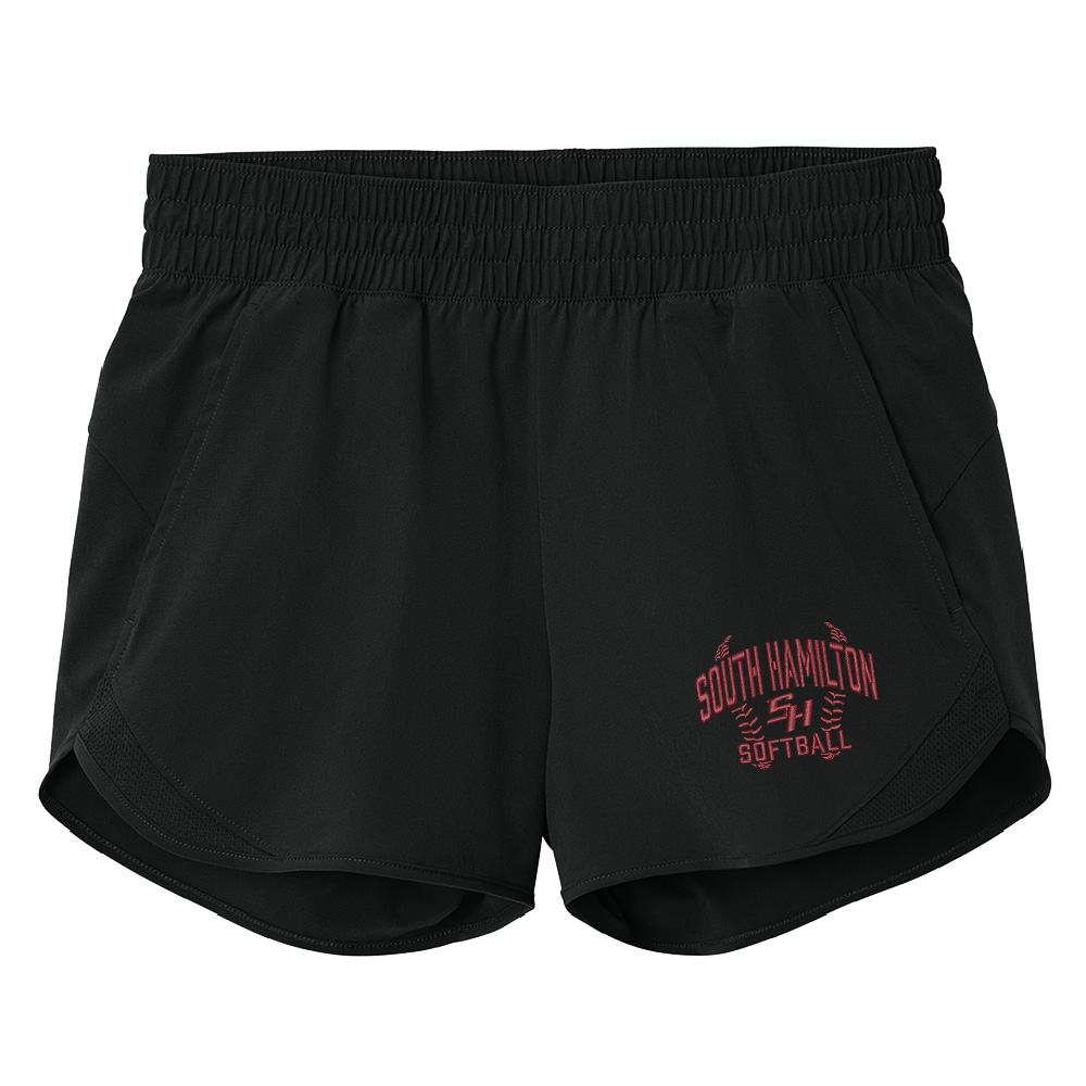 SH Softball Sport-Tek Women's Repeat Swift Short-Black