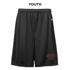 SH Softball Badger B-Core YOUTH 6 Inch Short-Black