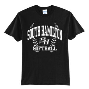 SH Softball Unisex Short Sleeve Tee-Black