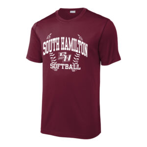 SH Softball Sport-Tek Men Posi-UV short Sleeve Tee-Cardinal