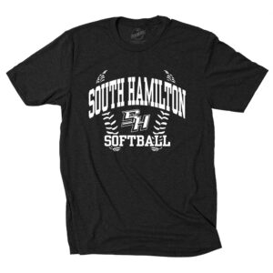 SH Softball Unisex District Perfect Tri-blend  Crew Tee-Black Frost