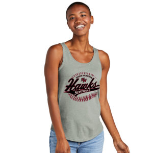 SH Softball District Women’s Perfect Tri Relaxed Tank-Heathered Grey