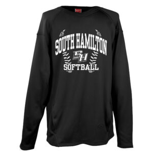 SH Softball Rawlings  Performance Dugout Fleece Crewneck -Black