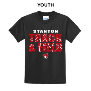Stanton Track Field Youth Short Sleeve Tee-Black