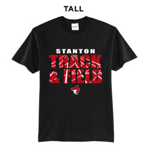 Stanton Track Field Tall Short Sleeve Tee-Black