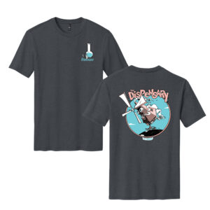 The Dispensary Unisex District Perfect Blend CVC Tee-Charcoal