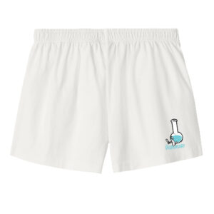 The Dispensary BELLA and CANVAS Women’s Heavyweight Garment-Dyed Short-Vintage White