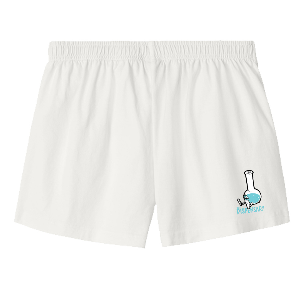 The Dispensary BELLA and CANVAS Women’s Heavyweight Garment-Dyed Short-Vintage White