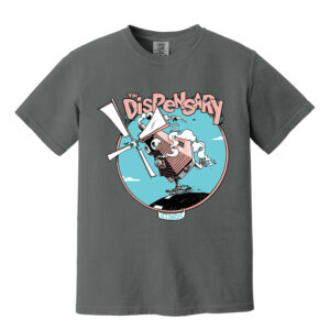 The Dispensary Unisex Comfort Colors Pigment Dyed Short Sleeve Shirt-Pepper