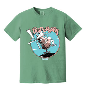 The Dispensary Unisex Comfort Colors Pigment Dyed Short Sleeve Shirt-Light Green