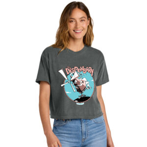 The Dispensary Comfort Colors Women’s Heaveweight Boxy Fit Slightly Cropped T-Shirt-Pepper