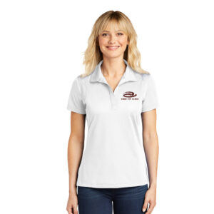 Virdi Eye Clinic Sport-Tek LADIES Micropique Sport-Wick Polo-White