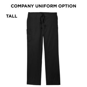 Virdi Eye Clinic Wink Unisex Tall WorkFlex Cargo Pant (blank)-Black