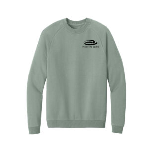 Virdi Eye Clinic Unisex District Cloud Fleece Crew-Slate Green