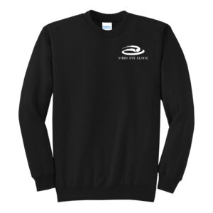 Virdi Eye Clinic Unisex Fleece Crewneck Sweatshirt-Black