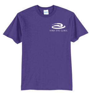 Virdi Eye Clinic Unisex Short Sleeve Tee-Purple